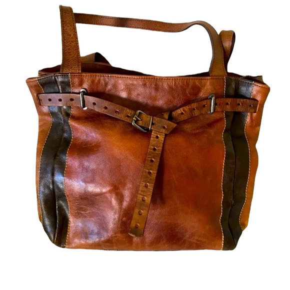 Anthropologie Handbags - Genuine Leather Portugal Leather Tote Distressed